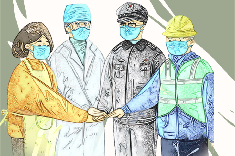 手繪長圖|甘肅戰(zhàn)“疫”故事，“硬核”之下的溫情