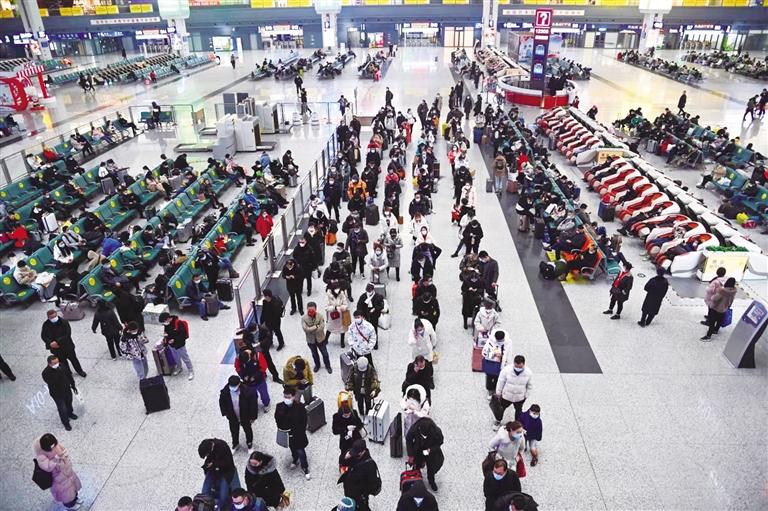 春運(yùn)以來 蘭州車站全站累計(jì)發(fā)送旅客218.6萬(wàn)人次
