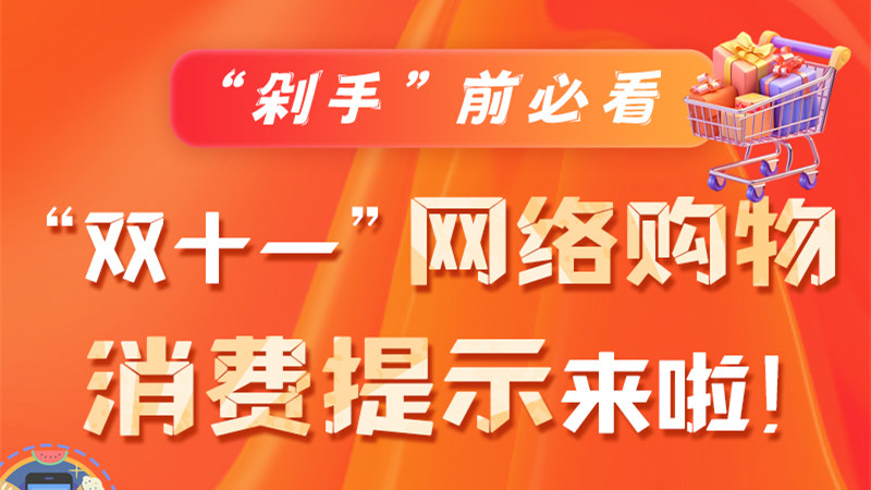 圖解|“剁手”前必看 “雙十一” 網(wǎng)絡(luò)購物消費提示來啦！