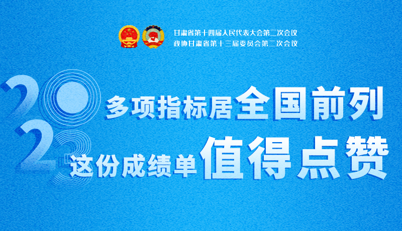 【聚焦2024甘肅兩會】3D海報(bào)|多項(xiàng)指標(biāo)居全國前列！甘肅這份成績單值得點(diǎn)贊